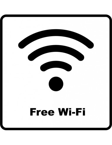 Label 85x85mm Wi-Fi