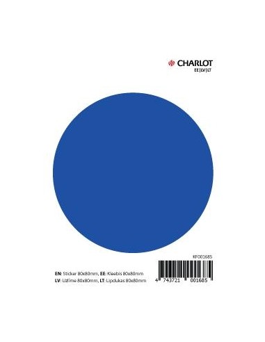 Kleebis Charlot Ohutusring 80mm, sinine