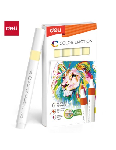 Akrüülmarker DELI 146 light yellow