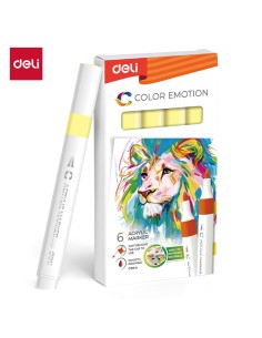 Acrylic marker DELI 63 lemon yellow