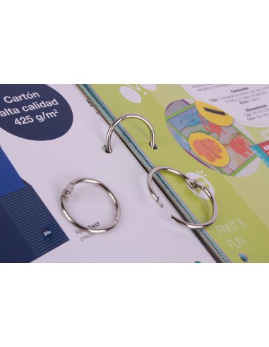B.METAL BINDER RINGS Ø20MM 20U