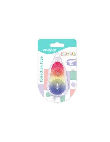 Jelly Gel collection! Correction tape with Jelly Gel design, 5mm x 15m， 1pcs/blister card
