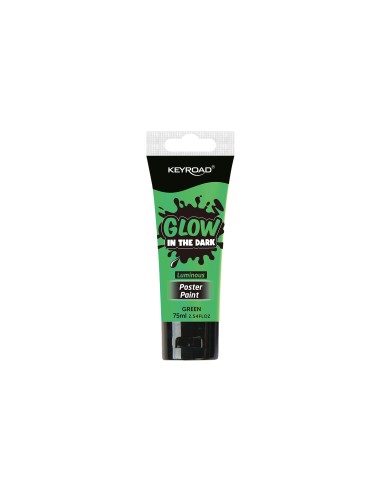 KEYROAD Luminious collection 75ml luminious post paint colurs(temperas) - luminious green color