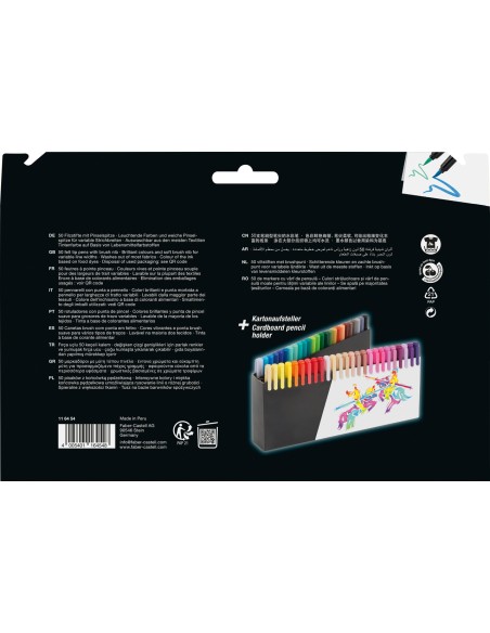 Viltpliiatsid Faber-Castell Black Edition, komplekt 50tk/pk