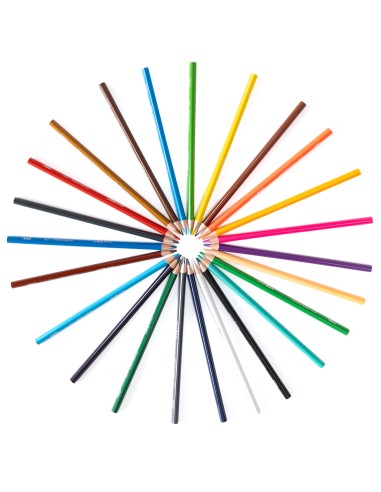 Värvipliiatsid DELI ColorWow 24 värvi kolmetahulised
