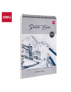 Sketch Book DELI A4-40P, 110g
