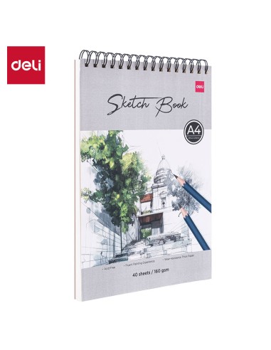 Sketch Book DELI A4-40P, 160g