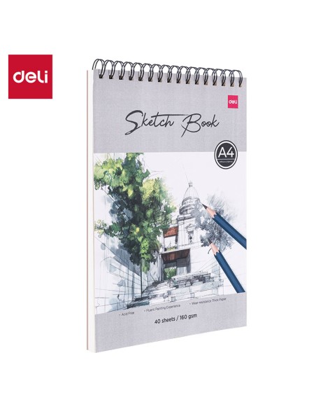 Sketch Book DELI A4-40P, 160g