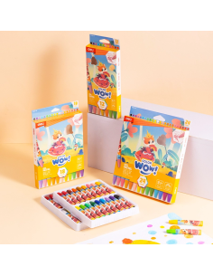 Õlipastellid DELI ColorWow 12 värvi 2