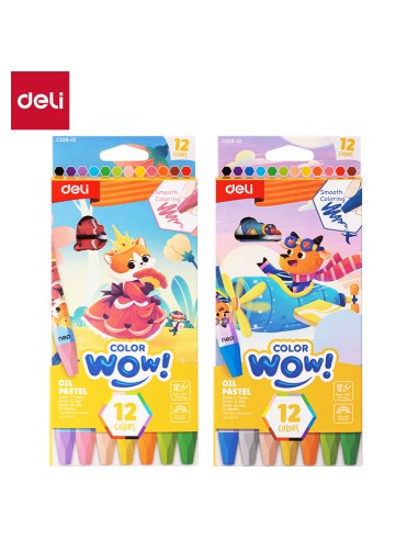 Õlipastellid DELI ColorWow 18 värvi