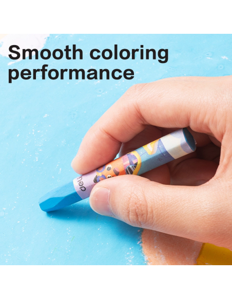Oil Pastel DELI 18 colors