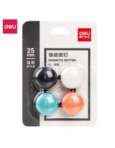 Magnetic Button DELI 25*13mm Asst.