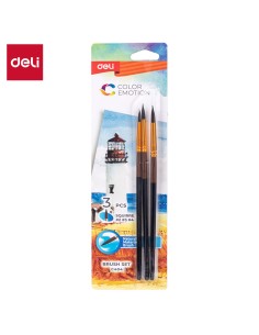Pintslid DELI 3tk/pk orav (2, 3, 4 ümar)