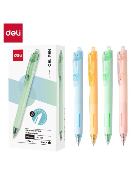Gel Pen ST tip: 0.5mm, black ink