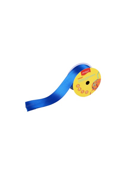 Double satin ribbon, Width 38mm x 25Yards,blue 480