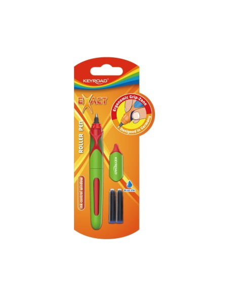 1pc luxury roller pen with 2pcs  blue ink cartridge/blister card