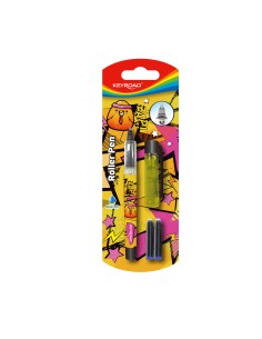 1pc roller ink pen with 2 ink cartridge/blister card, Street art Tatoo DESIGN