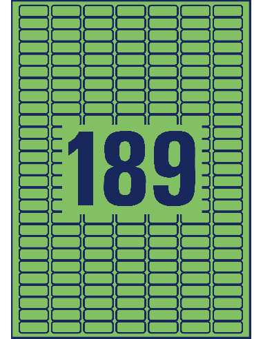 old no:6049/Label 25,4x10mm ILK green A
