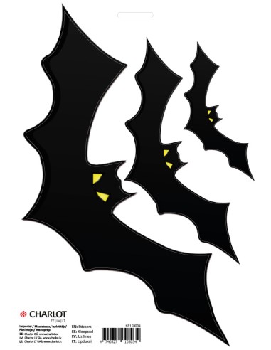 Kleebisetiketid Charlot Halloween3 aknakleebis