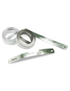 Reljeefkirjalint Dymo 12mmx4.8m alumiinium mittekleepuv 2