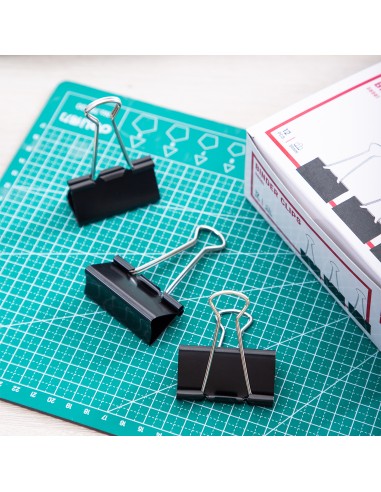 Effortless Binder Clip 51mm BLACK