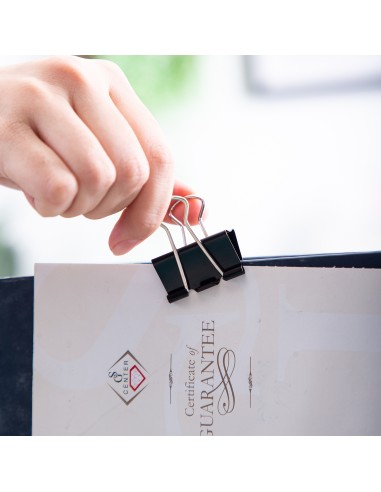 Effortless Binder Clip 32mm BLACK