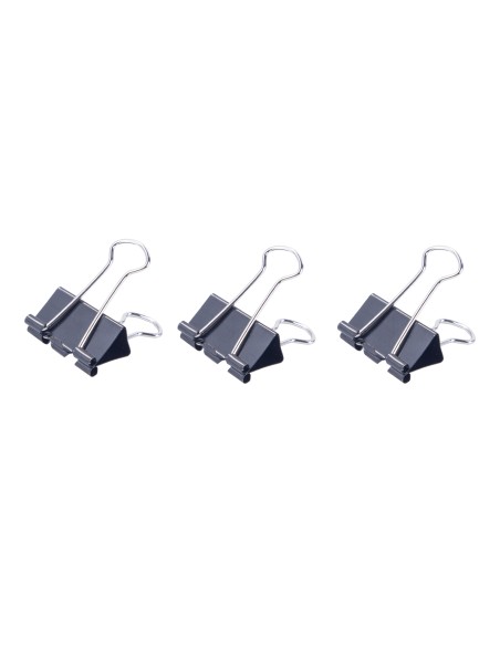 Effortless Binder Clip 25mm BLACK