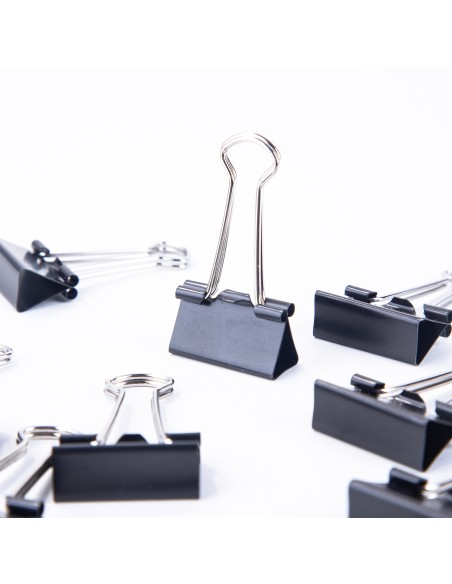 Effortless Binder Clip 25mm BLACK