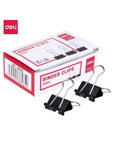 Effortless Binder Clip 19mm BLACK
