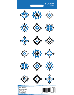 Kleebisetiketid Charlot (Eesti mustrid 2)