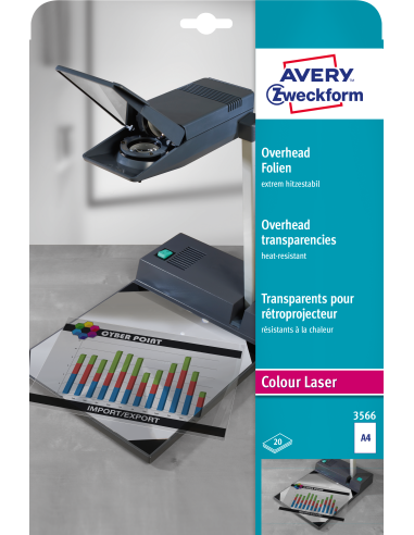 OHP film Zweckform A4/20sheets laser/copy
