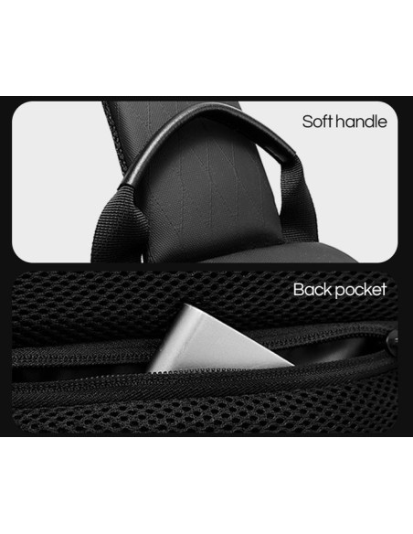 Sling bag Bange 3077 black