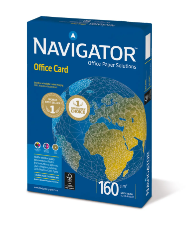 Koopiapaber Navigator Office Card A3/160g/250L