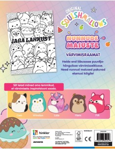 Squishmallows. Nunnude maiuste värvimisraamat 2