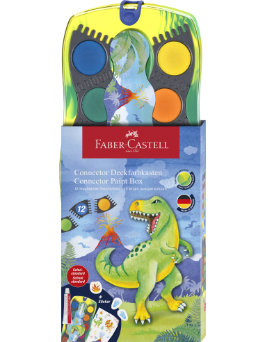 Con paint box 12 dinsosaur chinese white