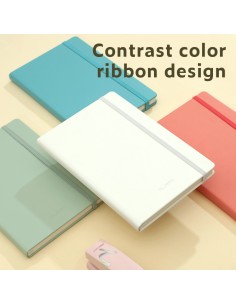 Nusign Leather Cover Notebook A5 210*140mm 96sheets Pink 2