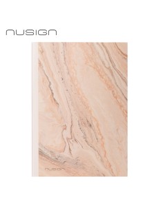 Nusign Leather Cover Notebook A5-210mmx148mm-80 Pink