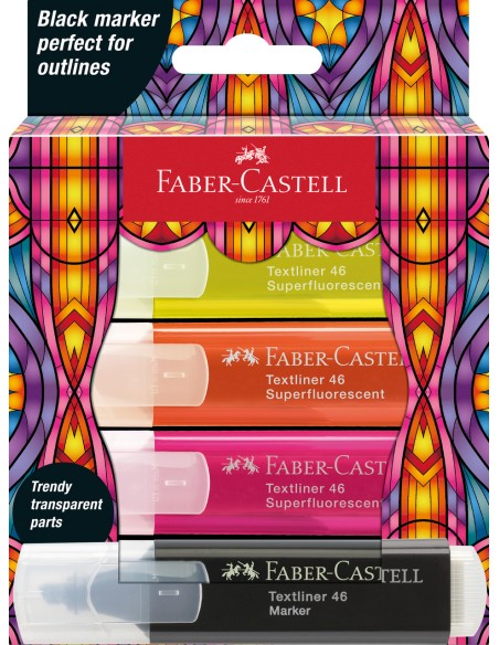 Highlighter TL Glassy SF cardboard set 4
