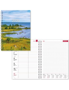 Raamatkalender Nädal A5 universaal, spiraalköites SISU 00068