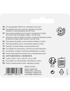 Pliiatsiteritaja Faber-Castell Sleeve, kogujaga, 2-ava, vasakukäelistele blistris 2