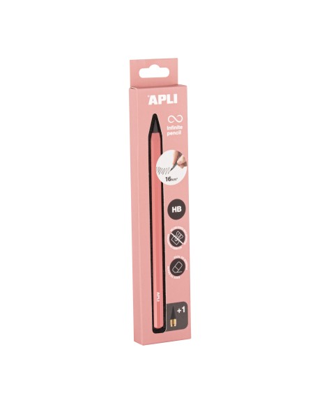 B. INFINITE PENCIL HB PINK COLOR 1U