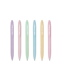 Blue ink ball pen, pastel body, 1.0mm tip,  36pcs/display box