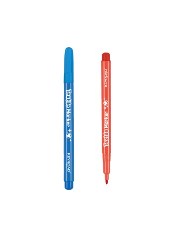 10 colors textile marker pen(Unwashable)/box