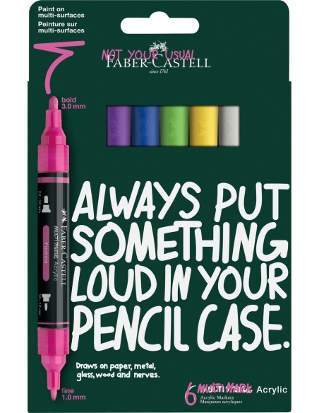 Acrylic Marker multimark SP 6 Vibrant