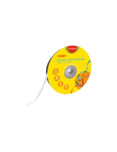 Satiinpael Keyroad laius 7mm x 25y valge 800