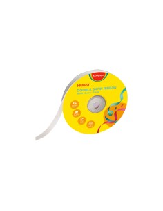 Satiinpael Keyroad laius 12mm x 25y valge 800