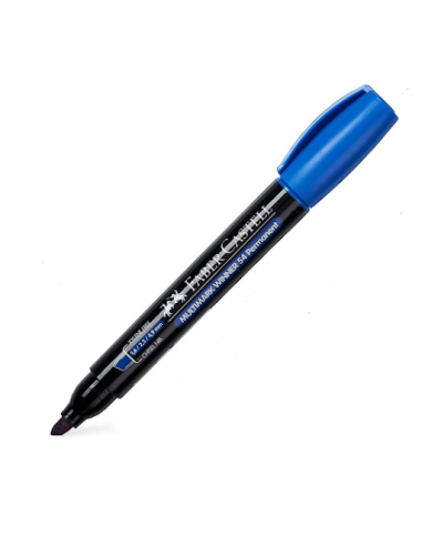Permanentne Faber-Castell Multimark Winner 54 lõigatud ots sinine