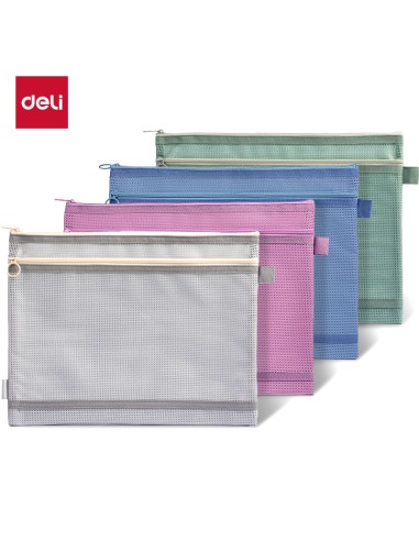 Fabric Zip Bag DELI  ASST