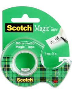Tape 3M Scotch Magic 8-1975D 19mmx7,5m with dispenser Baltic
