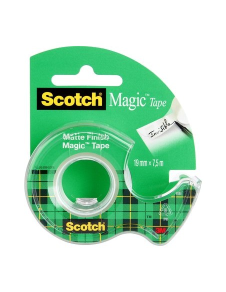 Tape 3M Scotch Magic 8-1975D 19mmx7,5m with dispenser Baltic